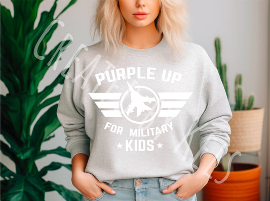 Purple up for military kids