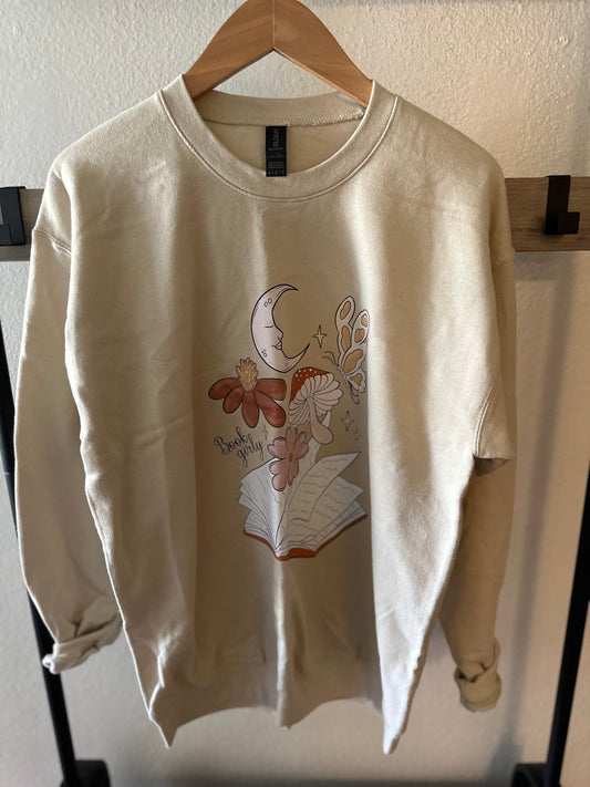 RTS book girly crewneck MEDIUM