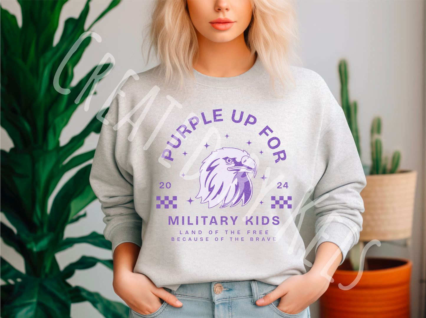 Purple up eagle 3- vintage