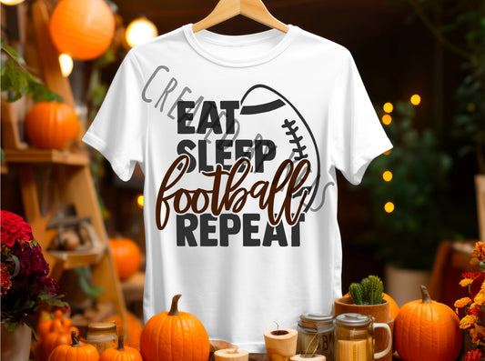 Eat, sleep, football, repeat